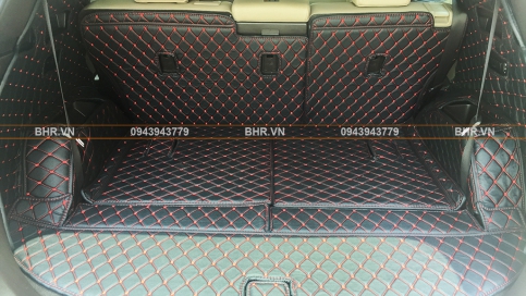 Thảm lót cốp ô tô Hyundai Santafe giá tại xưởng, rẻ nhất Hà Nội, TPHCM